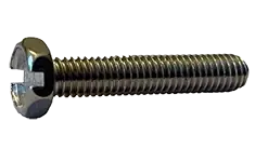 1/4"-20 X 1-1/4" Machine Screws Indented Hex Washer Head Slotted Drive 18/8 Stainless Steel (1000/Pkg.) Fast Shipping