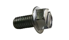 5/16"-18 X 3/4" Machine Screws Indented Hex Head Slotted Drive Steel Zinc Plated (1500/Pkg.) Next Day Delivery