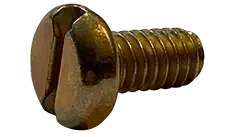 Next Day Delivery 4-40 X 1" Machine Screws Pan Head Slotted Drive Steel Zinc Yellow (10000/Pkg.)