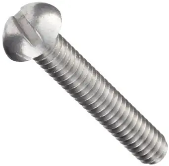 Flash Sale 6-32 X 3/8" Machine Screws Round Head Slotted Drive Aluminium (200/Pkg.)
