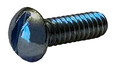 1/4"-20 X 7/16" Machine Screws Round Head Slotted Drive Steel Zinc Plated (4000/Pkg.) Express Delivery