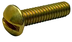 Holiday Sale 1/4"-20 X 3/4" Machine Screws Round Head Slotted Drive Steel Zinc Yellow (3000/Pkg.)