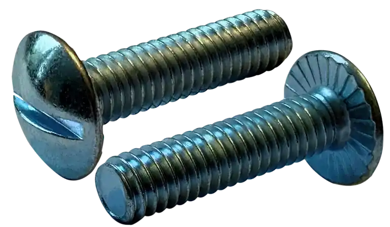 Buy Online 1/4"-20 X 1/2" Machine Screws Truss Serrated Head Slotted Drive Steel Zinc Plated (3000/Pkg.)