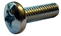 Best Choice M5-0.8 X 6mm Machine Screws Pan Head Phillips Drive Steel Zinc Plated (400/Pkg.)