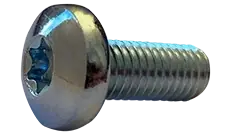 M5-0.8 X 12mm Machine Screws Pan Head Six Lobe Drive Steel Zinc Plated (1500/Pkg.) Trusted Brand