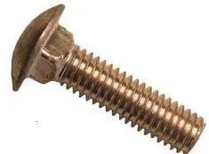 While Supplies Last 7/16-14 X 3" Carriage Bolts Grade 8 Steel Zinc Yellow (250 / Pkg.)