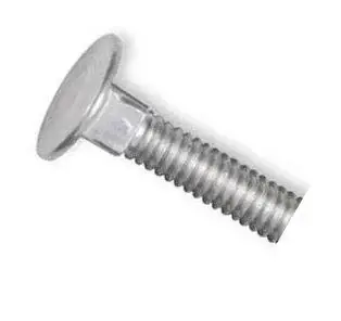 [900 BULK] Flat Head Steel Zinc Plated Carriage Bolts 1/4-20 X 2-1/2 Crafted