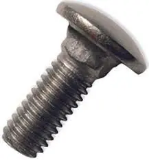 3/8-16 X 7-1/2" Carriage Bolts A307 Grade A Hot Dipped Galvanized Steel (1 / Pkg.) Top Rated