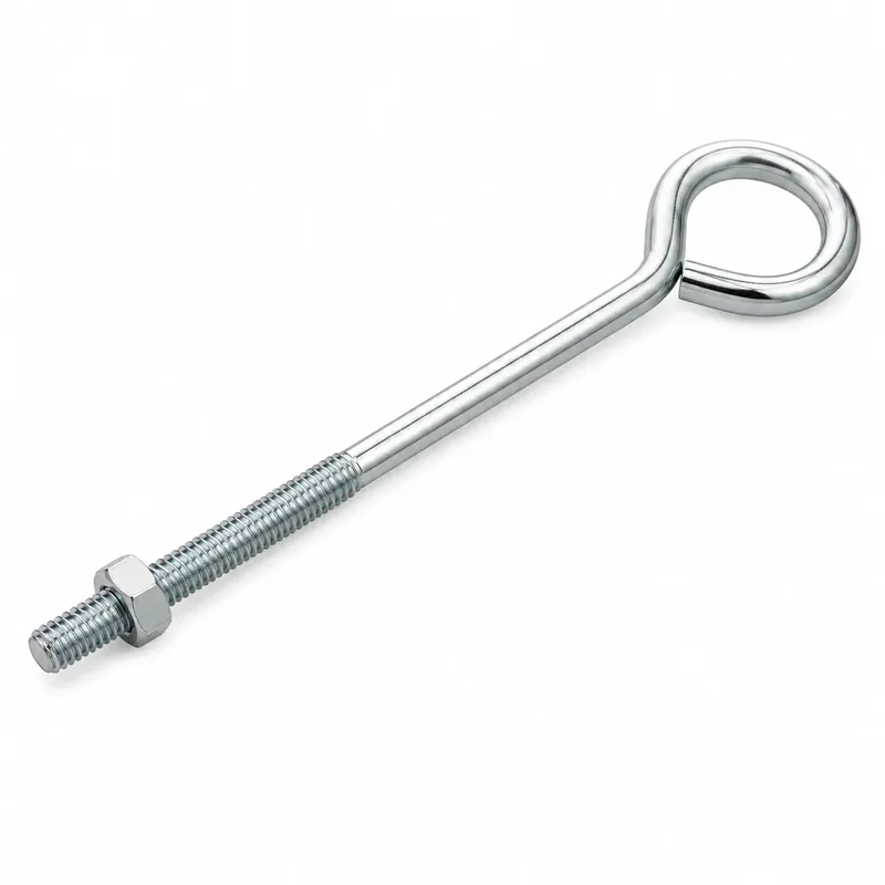 Hassle-Free Returns 1/4"-20 X 2-1/2" Eye Bolts With Nut, Standard Wire 18/8 Stainless Steel (100 / Pkg.)