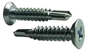 Best Seller 6-20 X 3/4" Self-Drilling Screws Flat Undercut Head Phillips Drive Point Type 2 Steel Zinc Plated (10000/Pkg.)