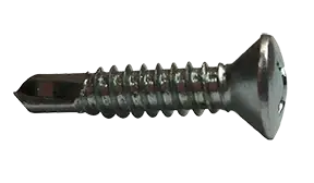 6-20 X 2" Self-Drilling Screws Oval Head Phillips Drive Point Type 2 Steel Zinc Plated (5000/Pkg.) Special Discount