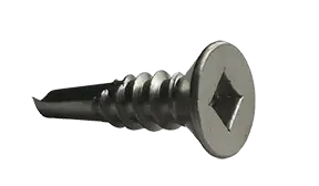 Discount 8-18 X 3/4" Self-Drilling Screws Flat Head Square Drive Point Type 2 410 Stainless Steel (4500/Pkg.)