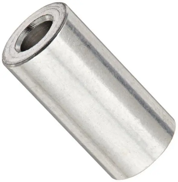Final Sale 8 X 1/4" Round Spacers 5/16" OD 303 Stainless Steel (100 / Pkg.)