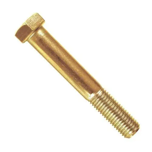 3/8-16 X 3-1/2" Hex Head Cap Screws Brass Partially Threaded (15 / Pkg.) New Arrival