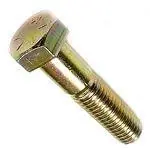 Place Order 1/4-20 X 3-3/4" Hex Head Cap Screws USA Made Grade 8 Steel Yellow Zinc Partially Threaded (50 / Pkg.)