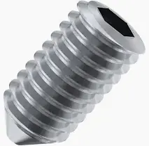 6-32 X 3/4" Cone Point Socket Set Screws Alloy Steel (100 / Pkg.) Grab Now