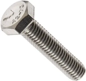 Authentic 1/4-20 X 6" Hex Tap Bolts 18/8 Stainless Steel Fully Threaded (100 / Pkg.)