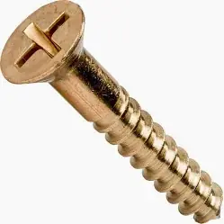 12 X 3" Wood Screws Frearson Drive Flat Head Silicon Bronze (25 / Pkg.) Special Offer