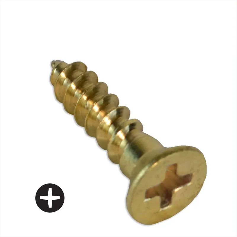 8-15 X 5/8" Wood Screws Deep Thread Phillips Drive Flat Head 2/3 Threaded Steel Zinc Plated (6000 / Pkg.) Grab Now