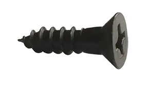 Same Day Shipping 8 X 2" Wood Screws Phillips Drive Flat Head Steel Black Oxide & Oil (1800 / Pkg.)