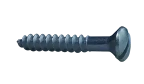 Buy Direct 4 X 5/8" Wood Screws Slotted Drive Oval Head Steel Zinc Plated (10000 / Pkg.)