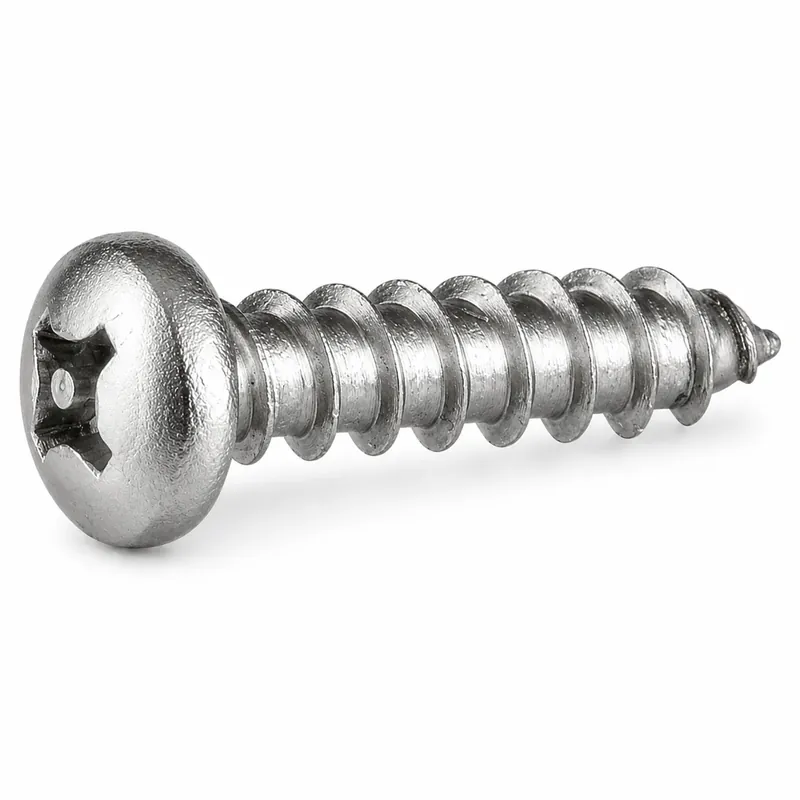 Luxury 8 X 1/2" Tamper Resistant Sheet Metal Screws Pan Head Pin-In Phillips Drive 18/8 Stainless Steel (100 / Pkg.)