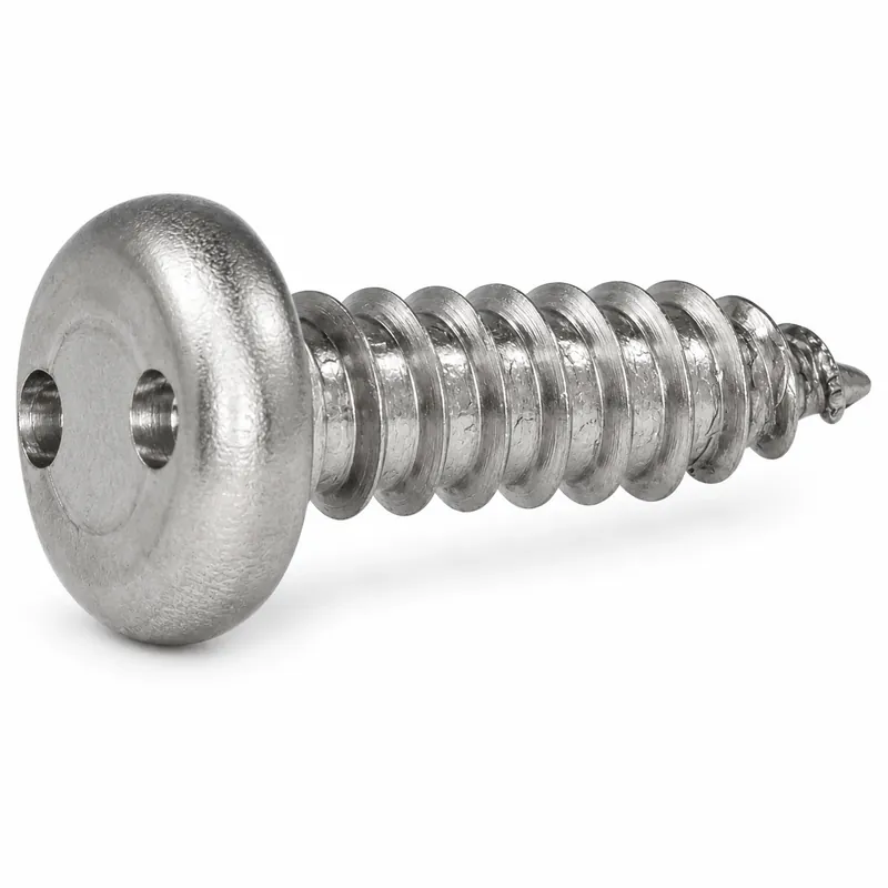 Direct From Factory 6 X 2" Tamper Resistant Sheet Metal Screws Pan Head Spanner Drive 18/8 Stainless Steel (100 / Pkg.)