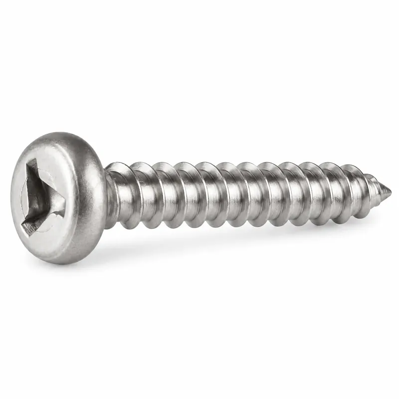 8 X 1" Tamper Resistant Sheet Metal Screws Pan Head Tri-Wing Drive 18/8 Stainless Steel (100 / Pkg.) Limited Time