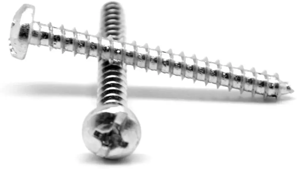 Fresh Stock 14 X 1-3/4" Type A Sheet Metal Screws Pan Head Combination Drive Steel Zinc Plated (100 / Pkg.)