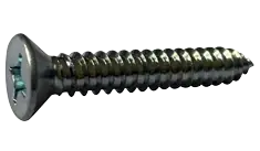 12 X 2" Type A Sheet Metal Screws Flat Head Phillips Drive Steel Zinc Plated (100 / Pkg.) Limited Offer