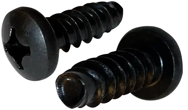 [10000 BULK] Thread Rolling Screws Phillips Pan Head Steel Black Oxide & Waxed Tri-Lobe 48-2 6-19 X 1/4 Plastite Screws Alternative Top Rated