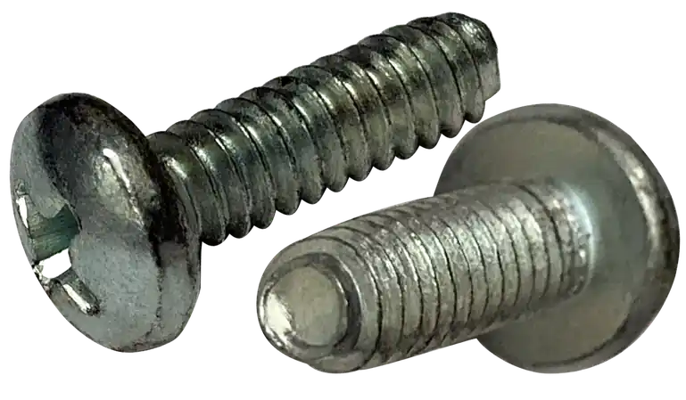 [1000 BULK] Thread Rolling Screws Phillips Pan Head Steel Zinc & Waxed Tri-Lobe 1/4-20 X 2 Taptite Screws Alternative Direct From Factory