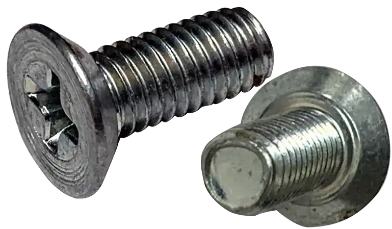 [10000 BULK] Thread Rolling Screws Phillips Flat Head Steel Zinc & Waxed Tri-Lobe 2-56 X 1/4 Taptite Screws Alternative Free Returns