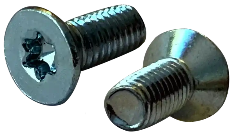 [10000 BULK] Thread Rolling Screws Torx Flat Head Steel Zinc & Waxed Tri-Lobe 4-40 X 5/16 Taptite Screws Alternative Professional Grade
