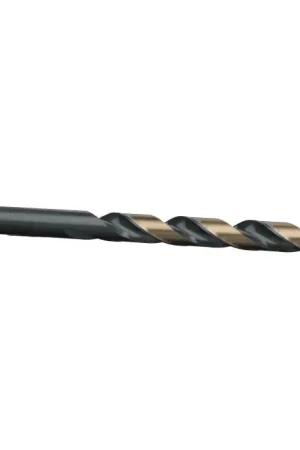 1/4" Drill Bit HSS Black & Gold Split Point 3-Flat Shank KFD3F1/4 (12 / Pkg.) Special Offer