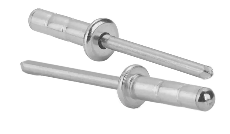 [4000 BULK] Blind Rivets Dome Head Steel/Steel Zinc Plated 3/16 Diameter .06-.12 Grip Seasonal Sale