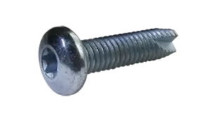 Buy Direct 5/16-18 X 1" Type 23 Thread Cutting Screws Pan Head Six Lobe Drive Steel Zinc & Bake (1000 / Pkg.)