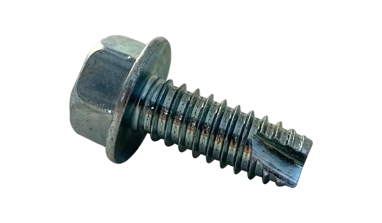 Weekend Sale 1/4-14 X 3/4" Type 25 Thread Cutting Screws Indented Hex Washer Head Unslotted Drive Steel Zinc & Bake (2500 / Pkg.)