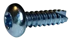 While Supplies Last 8-18 X 1/2" Type 25 Thread Cutting Screws Pan Head Six Lobe Drive Steel Zinc & Bake (10000 / Pkg.)