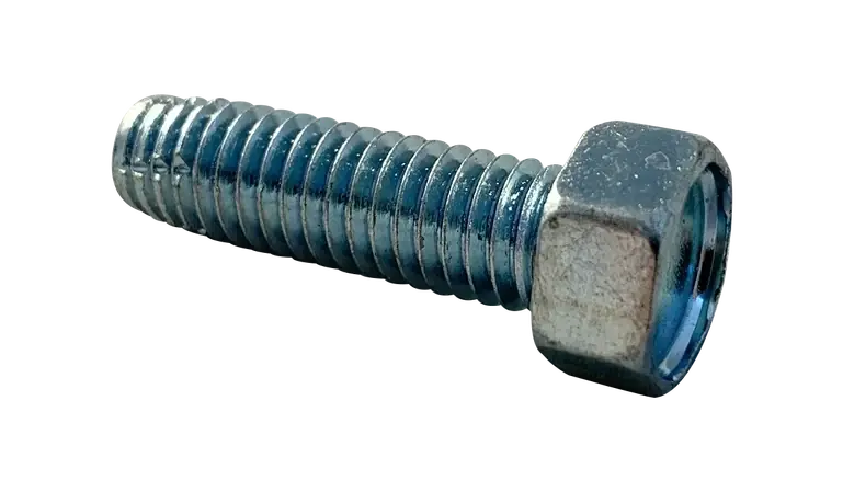 Brand New 12-24 X 1" Type F Thread Cutting Screws Indented Hex Head Unslotted Drive Steel Zinc & Bake (3000 / Pkg.)