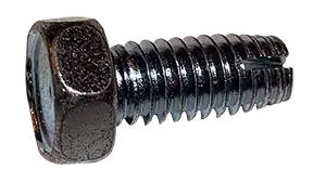 Last Chance 5/16-18 X 3/4" Type 1 Thread Cutting Screws Indented Hex Head Unslotted Drive Steel Zinc & Bake (1000 / Pkg.)