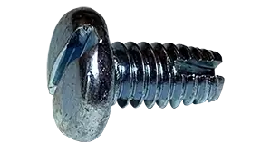 Latest 10-24 X 1/2" Type 1 Thread Cutting Screws Pan Head Slotted Drive Steel Zinc & Bake (8000 / Pkg.)