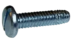 8-32 X 1/2" Type F Thread Cutting Screws Pan Head Slotted Drive Steel Zinc & Bake (10000 / Pkg.) Cheap