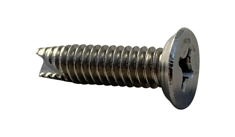 1/4-20 X 1/2" Type 23 Thread Cutting Screws Flat Undercut Head Phillips Drive Steel Zinc & Bake (5000 / Pkg.) Limited Time