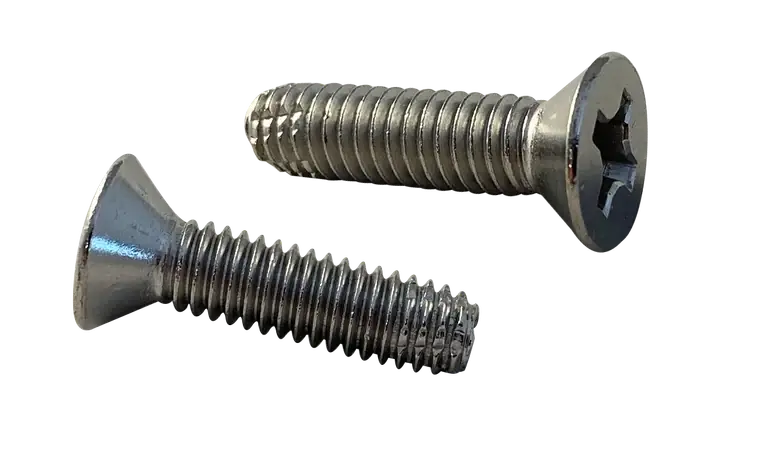 5/16-18 X 1-3/4" Type F Thread Cutting Screws Flat Head Phillips Drive Steel Zinc & Bake (1000 / Pkg.) Today Only