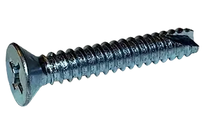 4-24 X 3/8" Type 25 Thread Cutting Screws Flat Head Phillips Drive Steel Zinc & Bake (10000 / Pkg.) Big Sale
