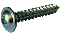 6 X 3/4" Type AB Self Tapping Sheet Metal Screws Round Washer Head Phillips Drive Steel Zinc & Bake (10000/Pkg.) Exclusive Offer