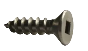 Shop Now 14 X 1-1/4" Type A Self Tapping Sheet Metal Screws Flat Head Square Drive 18/8 Stainless Steel (1000/Pkg.)