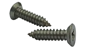 8 X 1" Type AB Self Tapping Sheet Metal Screws Flat Undercut Head Phillips Drive 18/8 Stainless Steel (4000/Pkg.) While Supplies Last