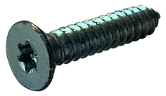 Fresh Stock 6 X 3/8" Type B Self Tapping Sheet Metal Screws Flat Head Six Lobe Drive Steel Zinc & Bake (10000/Pkg.)